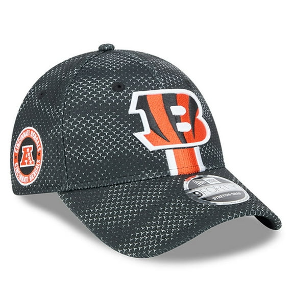 Men's New Era Black Cincinnati Bengals 2024 Sideline 9FORTY Stretch-Snap Hat