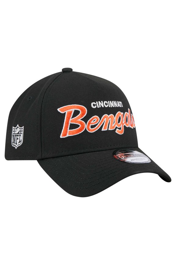 Men's New Era Black Cincinnati Bengals Smith 9FORTY Adjustable hat