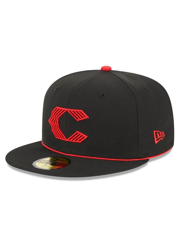 Men's New Era  Black Cincinnati Reds 2023 City Connect 59FIFTY Fitted Hat