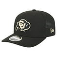 thumbnail image 1 of Men's New Era  Black Colorado Buffaloes Team 9SEVENTY Adjustable Hat, 1 of 5