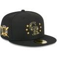 thumbnail image 1 of Men's New Era  Black Colorado Rockies 2024 Armed Forces Day On-Field 59FIFTY Fitted Hat, 1 of 6