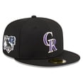 thumbnail image 1 of Men's New Era Black Colorado Rockies 2026 Jackie Robinson Day 59FIFTY Fitted Hat, 1 of 5