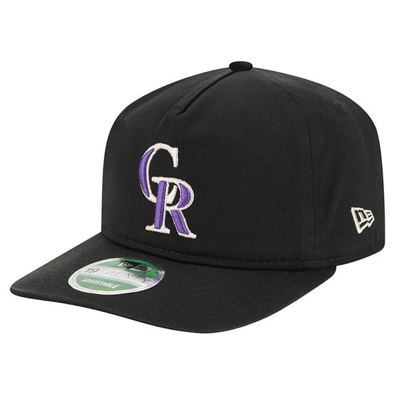 Men's New Era Black Colorado Rockies Team 19TWENTY Adjustable Hat