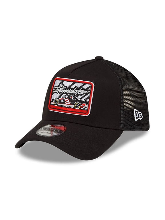 Men's New Era Black Dale Earnhardt Legends Intimidator 9FORTY A-Frame Trucker Snapback Adjustable Hat