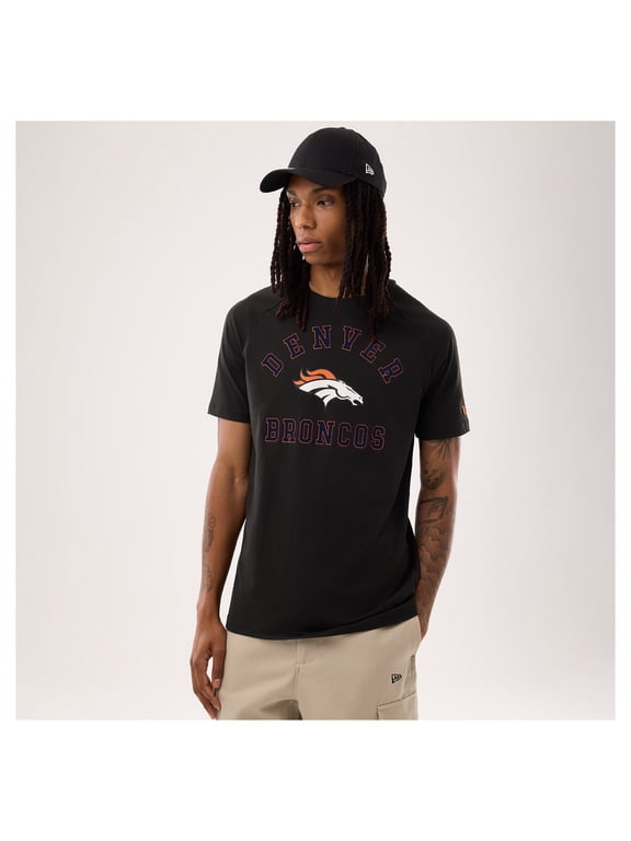 Men's New Era Black Denver Broncos Functional Fandom T-Shirt