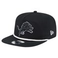 thumbnail image 1 of Men's New Era Black Detroit Lions B-Dub Golfer Snapback Hat, 1 of 6