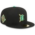 thumbnail image 1 of Men's New Era  Black Detroit Tigers 2026 St. Patrick's Day 59FIFTY Fitted Hat, 1 of 5
