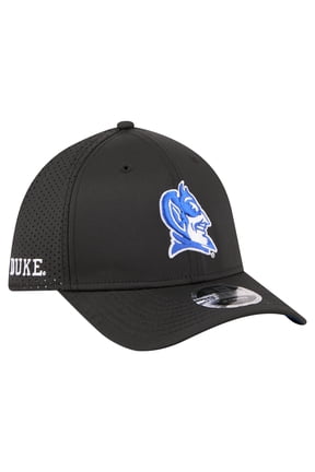 Men's New Era Black Duke Blue Devils 39THIRTY M-Crown Stretch Hat