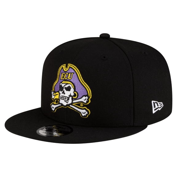 Men's New Era Black ECU Pirates Team 9FIFTY Snapback Hat
