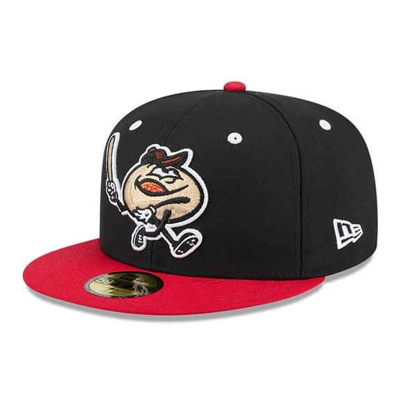 Men's-New Era  Black Erie SeaWolves Theme Nights 59FIFTY Fitted Hat
