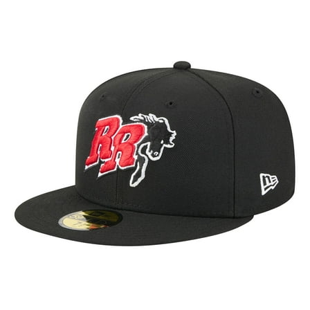 Men's-New Era  Black Frisco RoughRiders Theme Nights 59FIFTY Fitted Hat