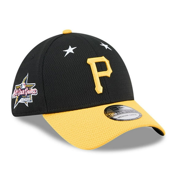 Men's New Era Black/Gold  Pittsburgh Pirates 2025 MLB All-Star Game 39THIRTY Flex Hat