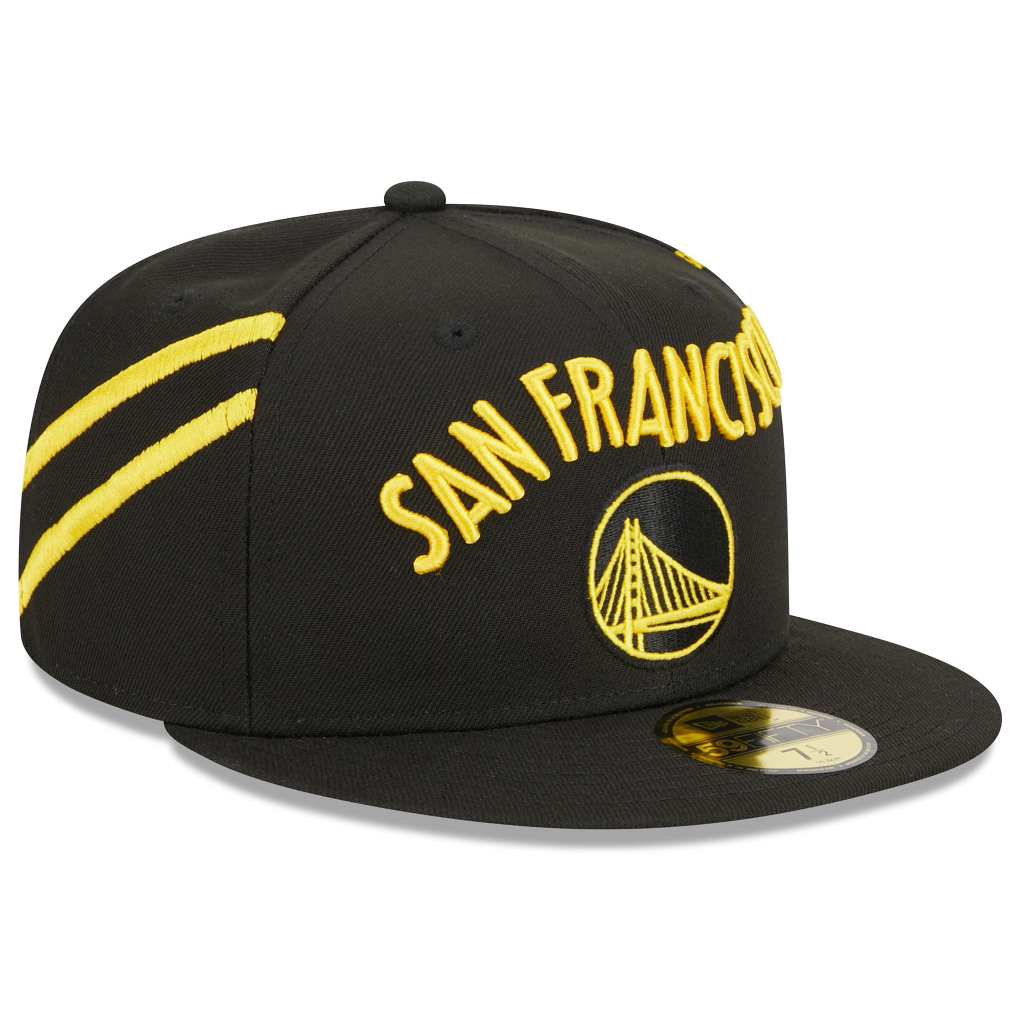 Men's New Era Black Golden State Warriors 2023 24 City Edition 59fifty 