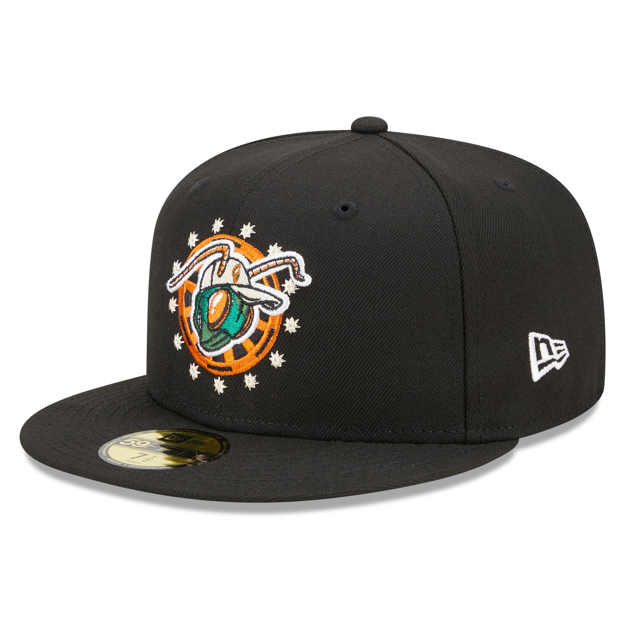 Men's New Era Black Greensboro Marvel x Minor League
