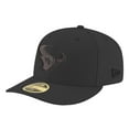 thumbnail image 1 of Men's-New Era  Black Houston Texans 59Fifty II Low Profile Fitted Hat, 1 of 5