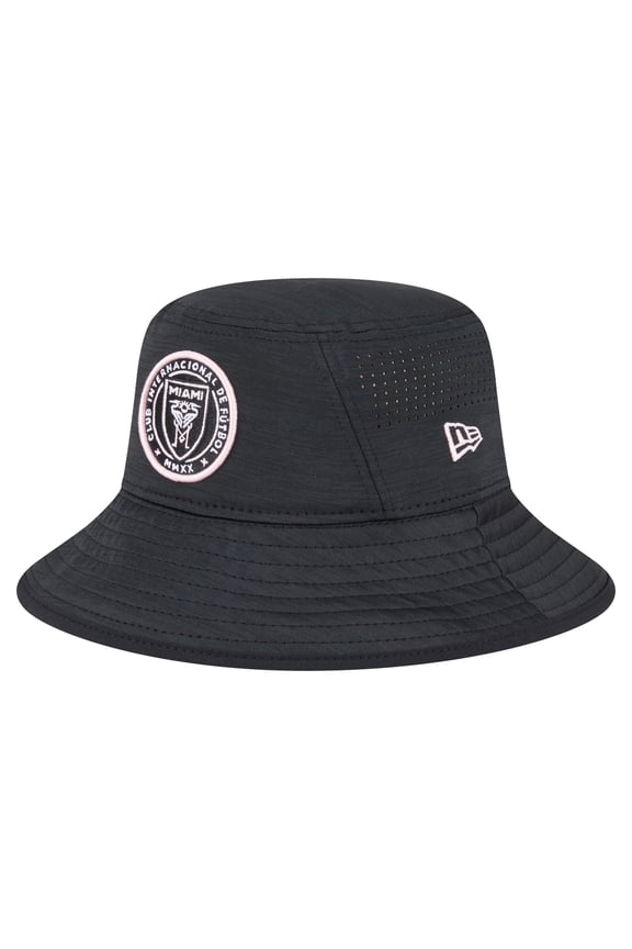 Men's-New Era  Black Inter Miami CF Digi Bucket Hat
