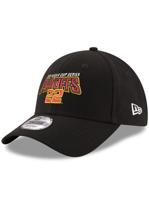 Men's New Era Black Joey Logano 2025 NASCAR Cup Series Playoffs 9FORTY Adjustable Hat
