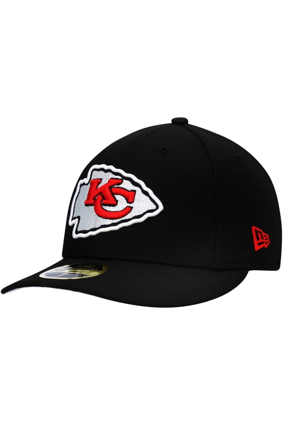 Men's New Era Black Kansas City Chiefs Omaha Low Profile 59FIFTY Fitted Hat