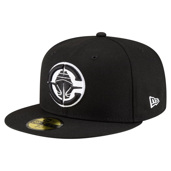 Men's-New Era Black LA Clippers 59FIFTY Fitted Hat