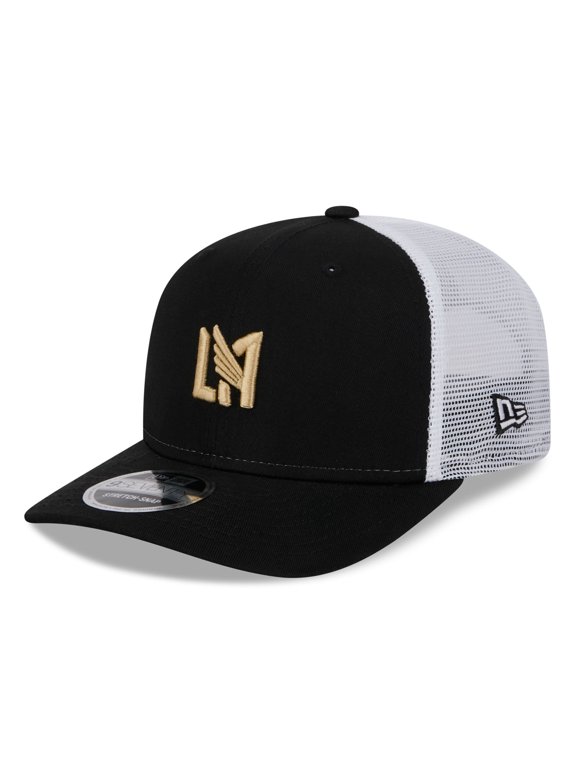 Men's New Era Black LAFC 9SEVENTY Adjustable Trucker Hat