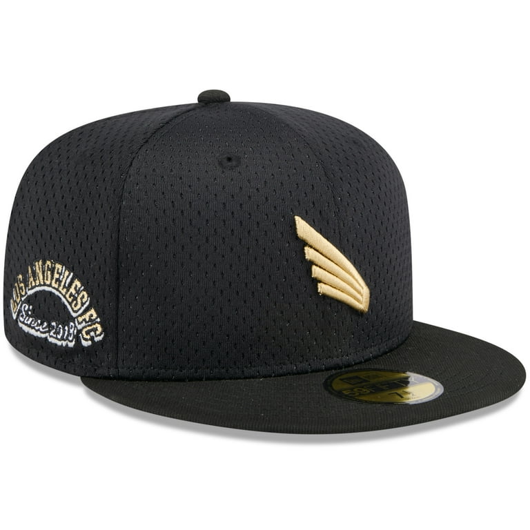 Men s New Era Black LAFC Throwback Mesh 59FIFTY Fitted Hat Walmart