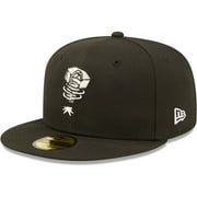 Men's New Era Black Lansing Lugnuts Authentic Collection Team 59FIFTY Fitted Hat