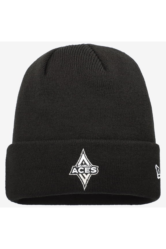 Men's New Era Black Las Vegas Aces Cuffed Knit Hat