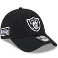 thumbnail image 1 of Men's New Era  Black Las Vegas Raiders 2023 NFL Crucial Catch 9FORTY Adjustable Hat, 1 of 6