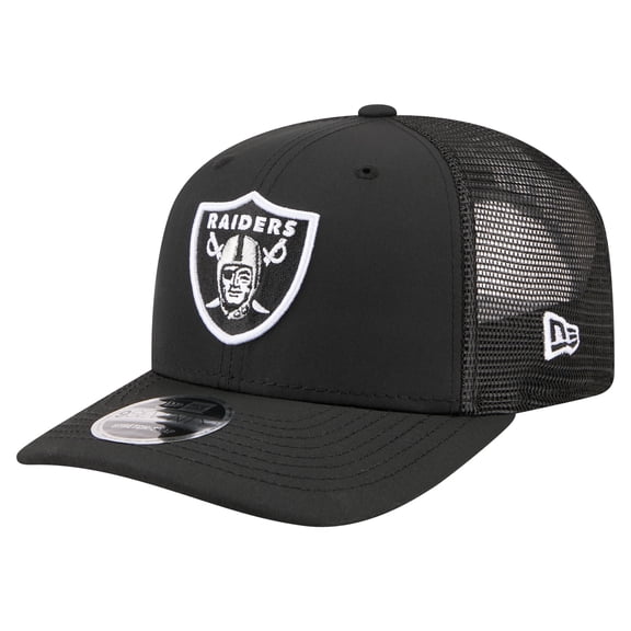 Men's New Era Black Las Vegas Raiders 9SEVENTY Trucker Adjustable Hat