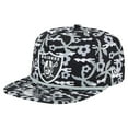 thumbnail image 1 of Men's New Era Black Las Vegas Raiders Wakey Wakey Golfer Snapback Hat, 1 of 6