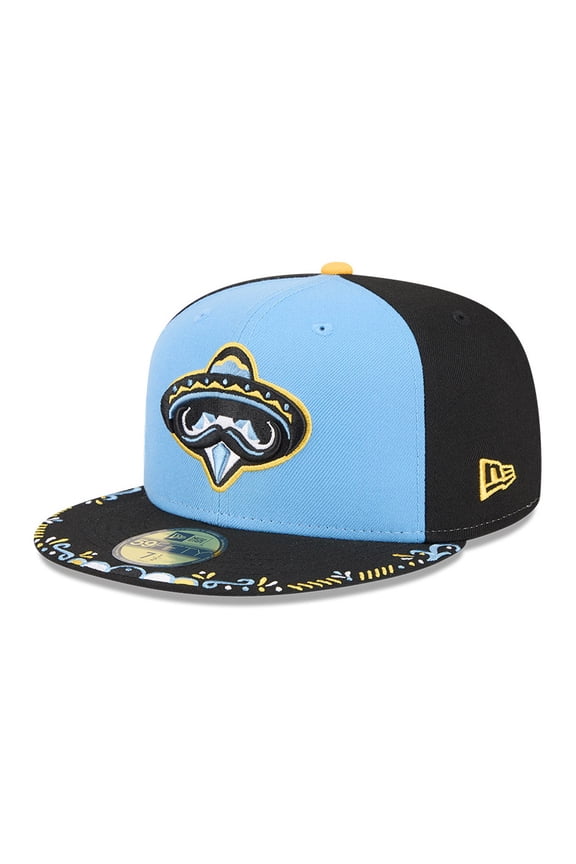 Men's New Era  Light Blue/Black Arkansas Travelers 2026 Copa De La Diversion 59FIFTY Fitted Hat