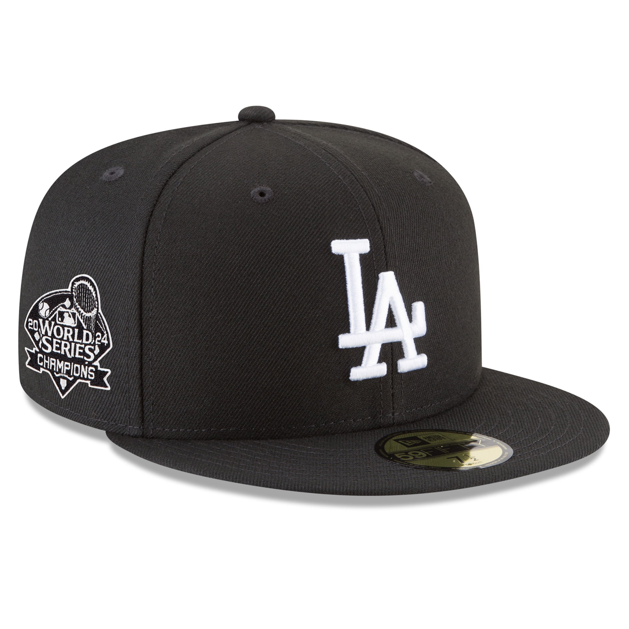 Men's New Era Black Los Angeles Dodgers 2024 World Series Champions