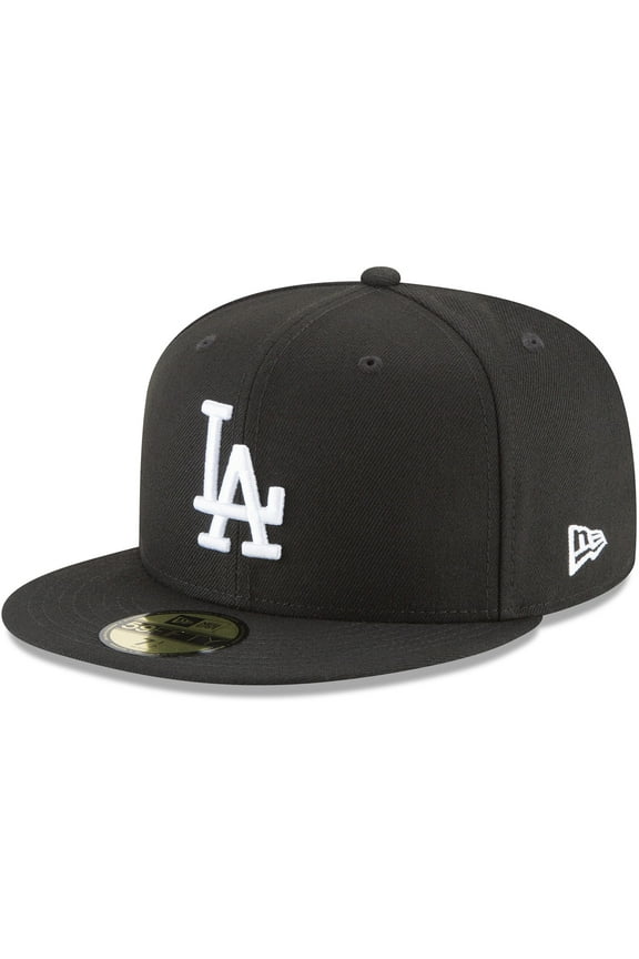Men's New Era Black Los Angeles Dodgers 59FIFTY Fitted Hat
