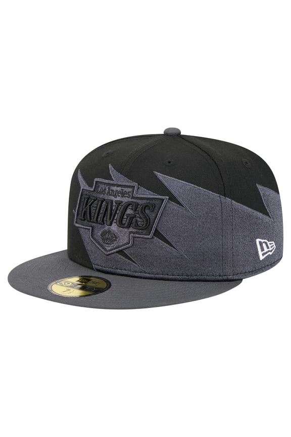 Men's New Era  Black Los Angeles Kings Spikes 59FIFTY Fitted Hat