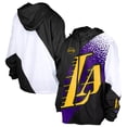 thumbnail image 1 of Men's New Era  Black Los Angeles Lakers 2024/25 City Edition Full-Zip Windbreaker Jacket, 1 of 5