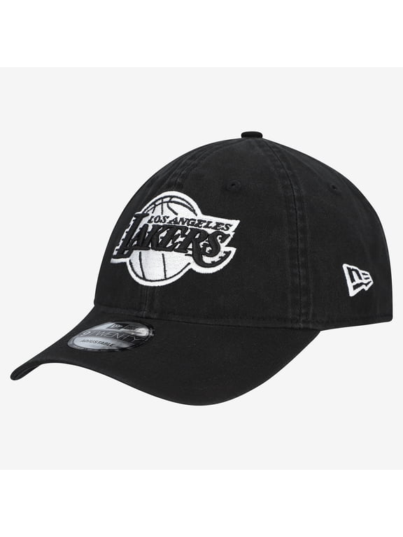 Men's New Era Black Los Angeles Lakers 9TWENTY Adjustable Hat