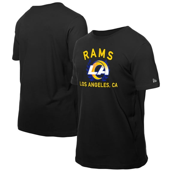 Men's New Era Black Los Angeles Rams 2025 NFL Draft T-Shirt