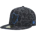 thumbnail image 1 of Men's New Era Black Los Angeles Rams Amoeba Camo 59FIFTY Fitted Hat, 1 of 6