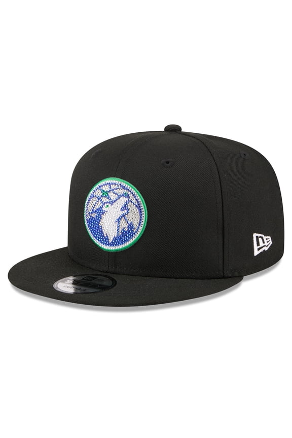 Men's New Era Black Minnesota Timberwolves 2026 NBA Draft Crystal 9FIFTY Snapback Hat