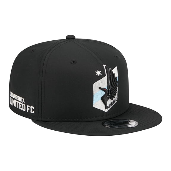 Men's New Era Black Minnesota United FC 2026 Jersey Hook 9FIFTY Snapback Hat