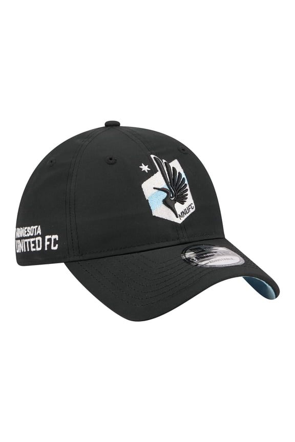 Men's New Era Black Minnesota United FC 2026 Jersey Hook 9TWENTY Adjustable Hat