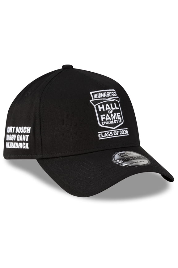 Men's New Era  Black NASCAR Hall of Fame Class of 2026 9FORTY A-Frame Adjustable Hat