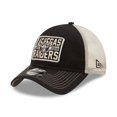 thumbnail image 1 of Men's New Era  Black/Natural Las Vegas Raiders  Devoted Trucker 9TWENTY Snapback Hat, 1 of 6