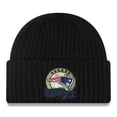 thumbnail image 1 of Men's New Era Black New England Patriots 2022 Salute To Service Knit Hat, 1 of 2
