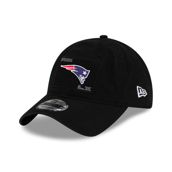 Men's New Era Black New England Patriots Super Bowl LX 9TWENTY Adjustable Hat