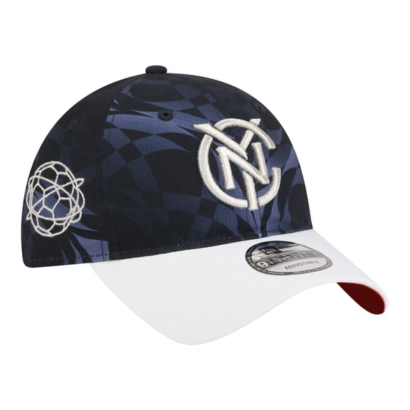 Men's New Era Black New York City FC 2026 Jersey Hook 9TWENTY Adjustable Hat