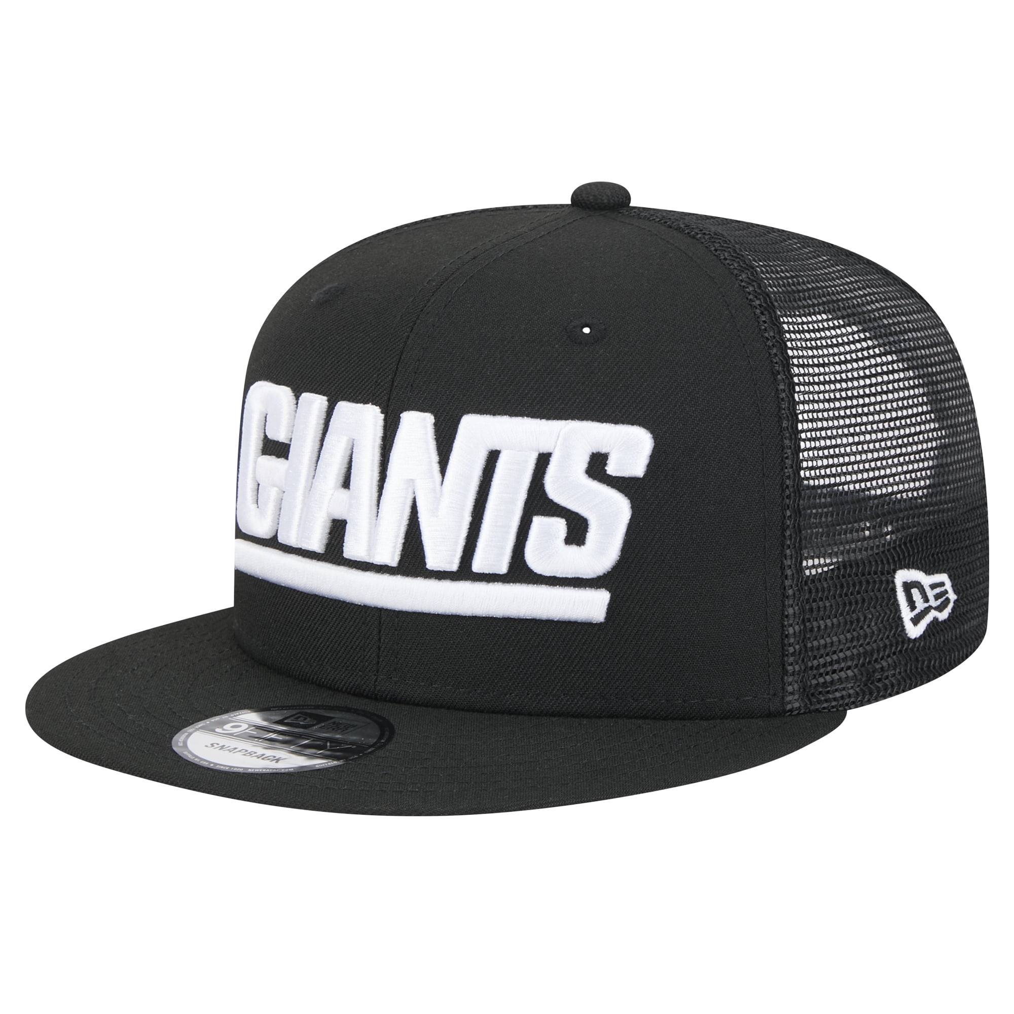 Men's New Era Black New York Giants Main Trucker 9FIFTY Snapback