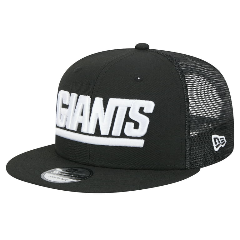 Men's New Era Black New York Giants Main Trucker 9FIFTY Snapback