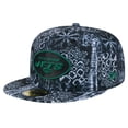 thumbnail image 1 of Men's New Era Black New York Jets Shibori 59FIFTY Fitted Hat, 1 of 6