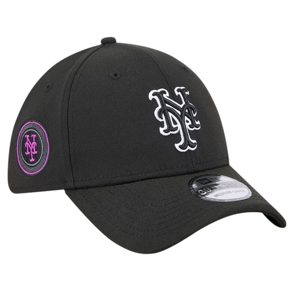 Men's New Era Black New York Mets City Connect 39THIRTY Flex Hat